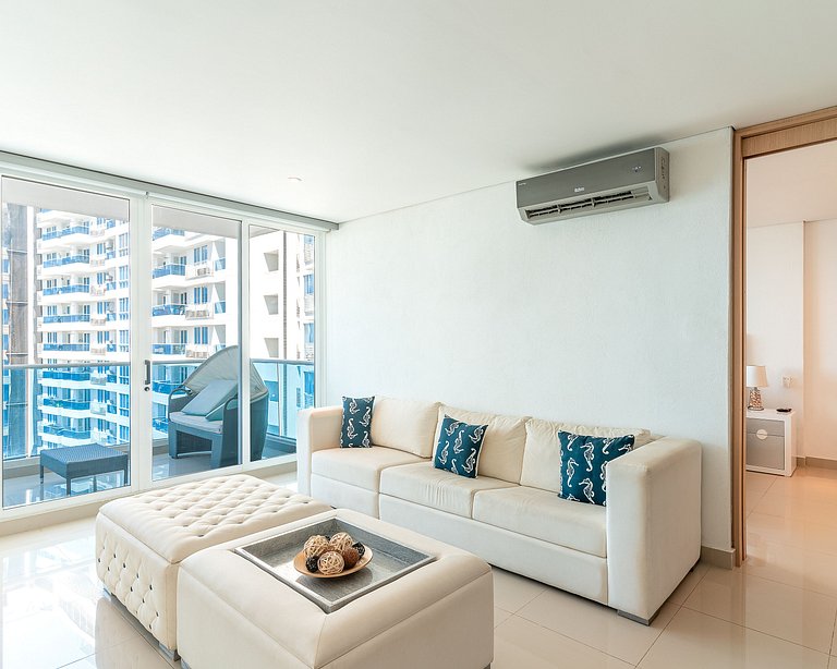 |Ahead| Fantastico 1BR @Reservadelmar con Piscina