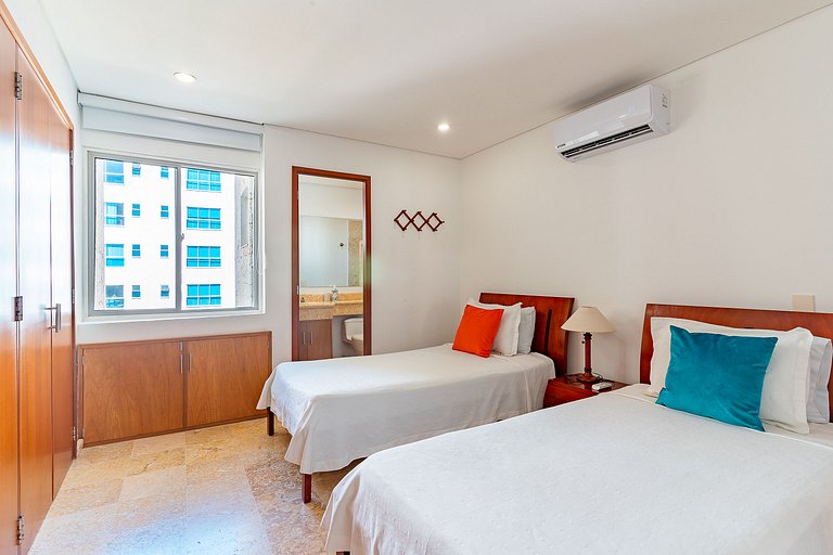 Apt Tropical en La Boquilla +Piscina, Parking