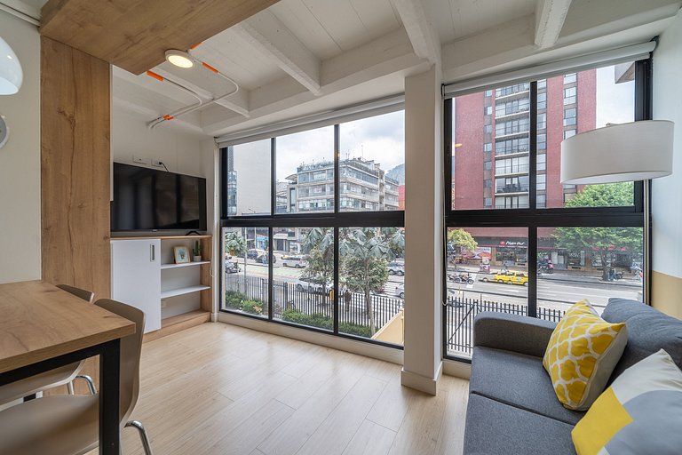 |Ahead| Urbano 1BR @Chapinero con co-working