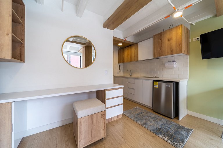 Comfortable Apt in Chapinero Central + Coworking, BBQ