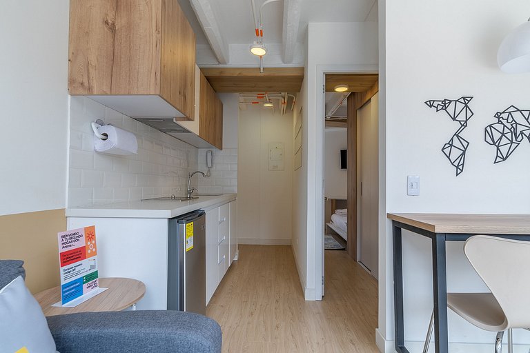 |Ahead| Iluminado 1BR @Chapinero con co-working