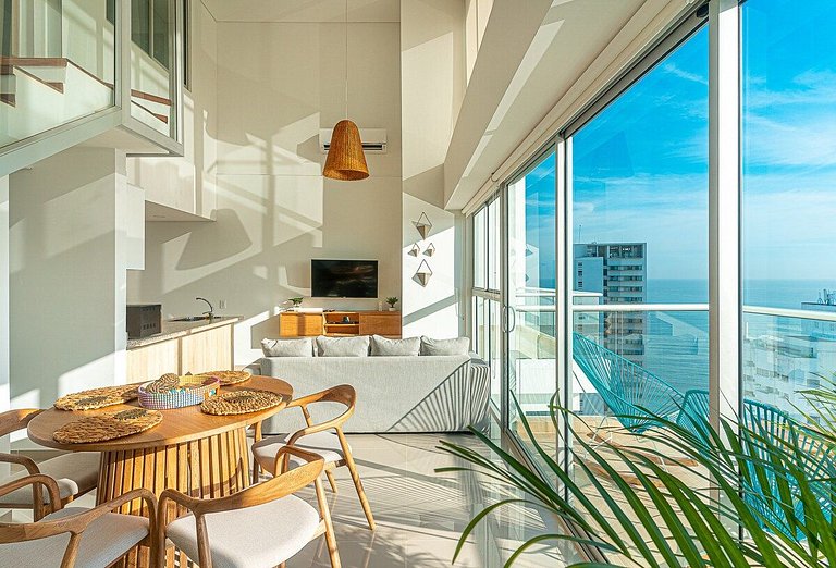 |Ahead| Deluxe 3BR @Cabrero con vista al mar