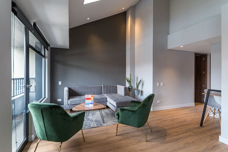 Maravilloso 1BR @Zona G con Balcon & Lavanderia