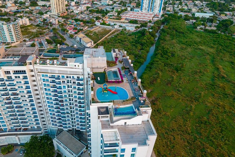 |Ahead| Exclusivo 3BR @Reservadelmar con Piscina