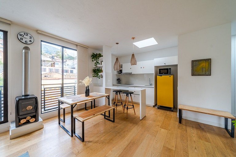 |Ahead| Elegant 2BR @La Candelaria + Laundry