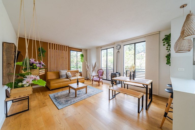 |Ahead| Elegante 2BR @La Candelaria + Lavanderia