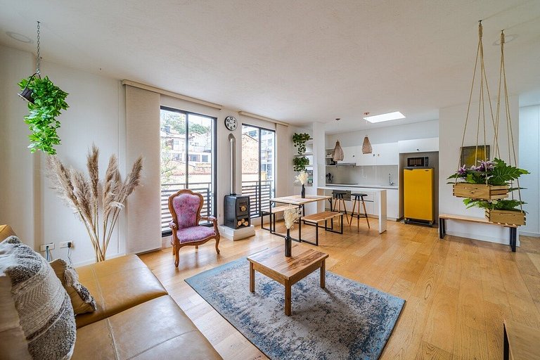 |Ahead| Elegant 2BR @La Candelaria + Laundry