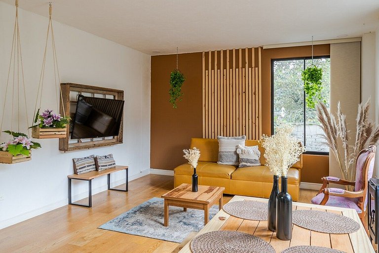 |Ahead| Elegante 2BR @La Candelaria + Lavanderia
