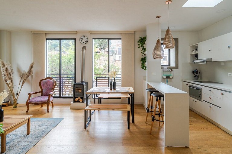 |Ahead| Elegant 2BR @La Candelaria + Laundry