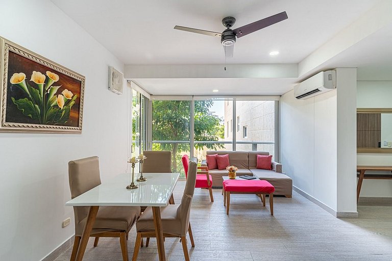3BR Sofisticado Apt @Zazue + Piscina