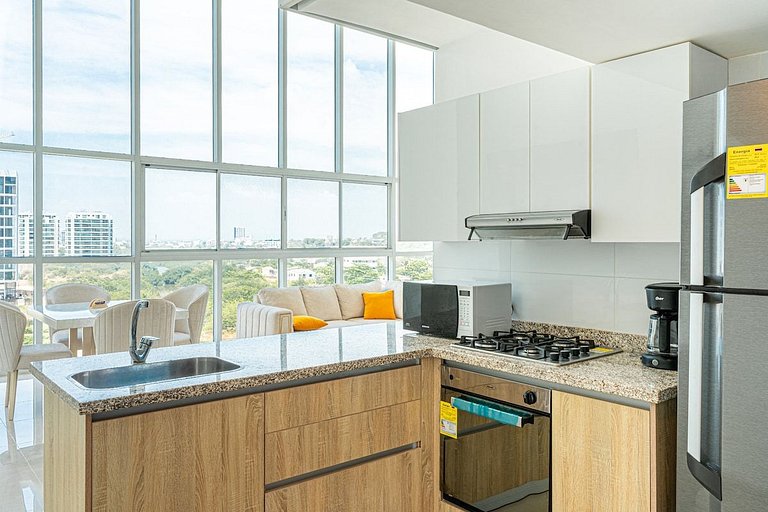 |Ahead| Panoramico 3BR con piscina y parqueadero