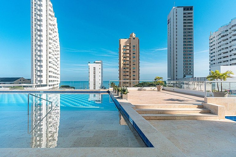 |Ahead| Panoramico 3BR con piscina y parqueadero