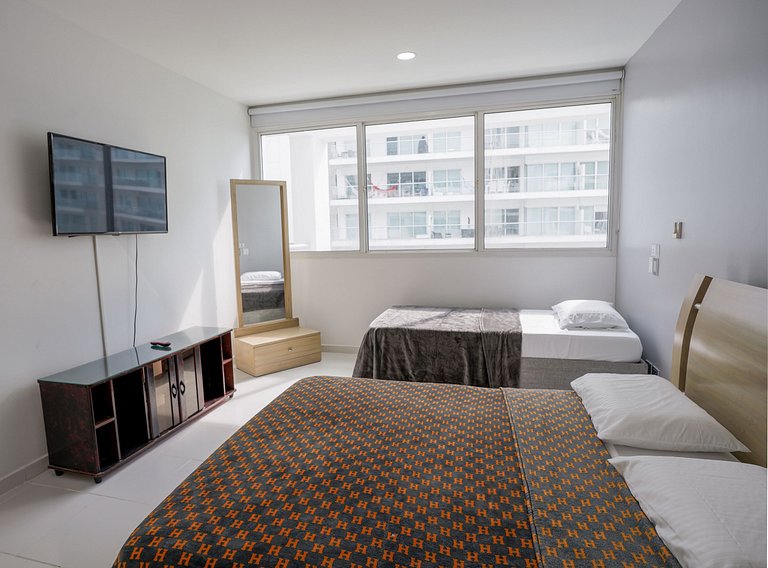 |Ahead| Relajante 2BR @Boquilla frente a la playa