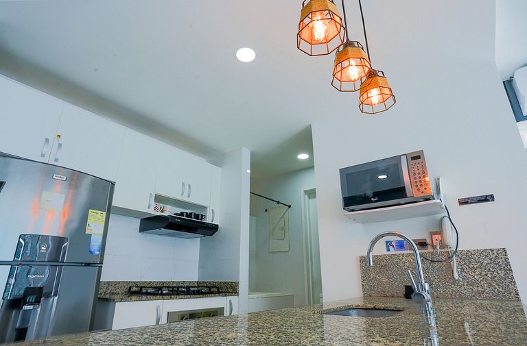 |Ahead| Relajante 2BR @Boquilla frente a la playa