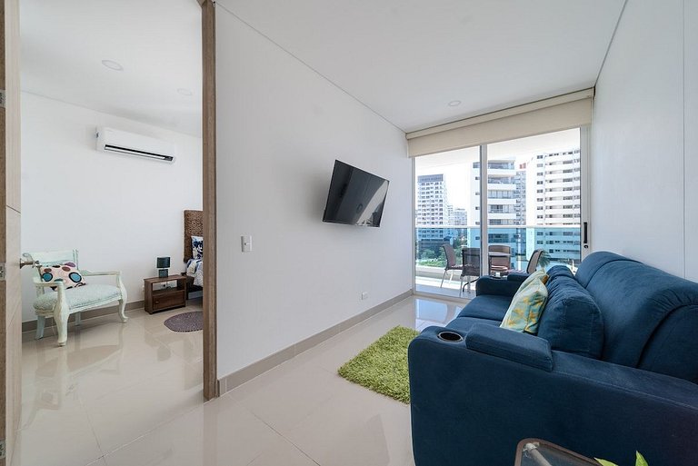 |Ahead| Sensasional 1BR @Reservadelmar con Piscina