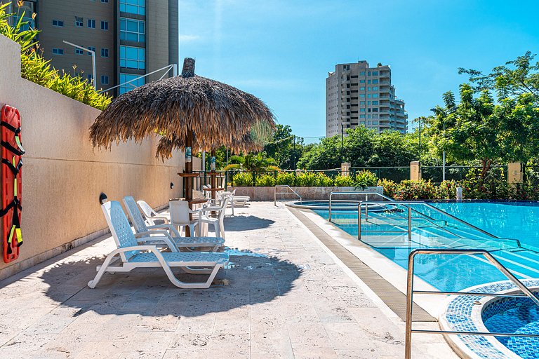 3BR Sofisticado Apt @Zazue + Piscina