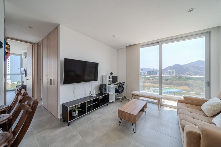 |Ahead| Maravilloso 2BR @Salguero con piscina y parking