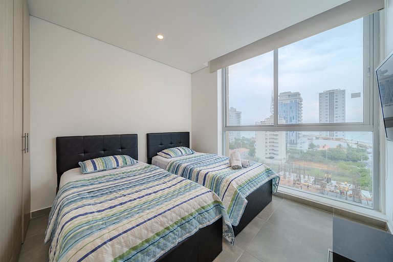 |Ahead| Maravilloso 2BR @Salguero con piscina y parking