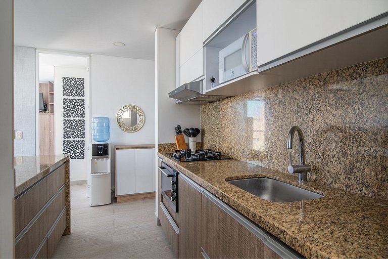 |Ahead| Spectacular 1BR @Zazue with Pool & Balcony