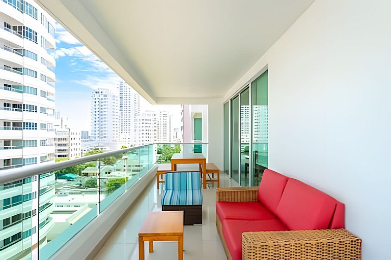 |Ahead| Lindo 2BR @Castillogrande cerca a la playa