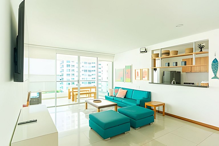 |Ahead| Lindo 2BR @Castillogrande cerca a la playa