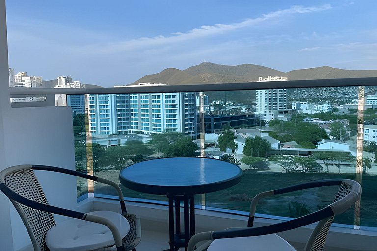 |Ahead| Panoramic 2BR @Reservadelmar with parking