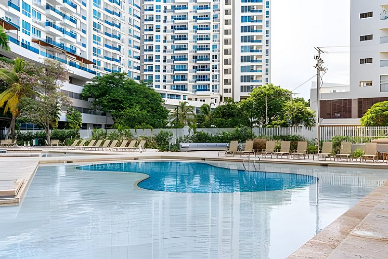 |Ahead| Panoramic 2BR @Reservadelmar with parking