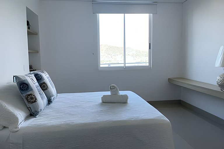 |Ahead| Panoramic 2BR @Reservadelmar with parking