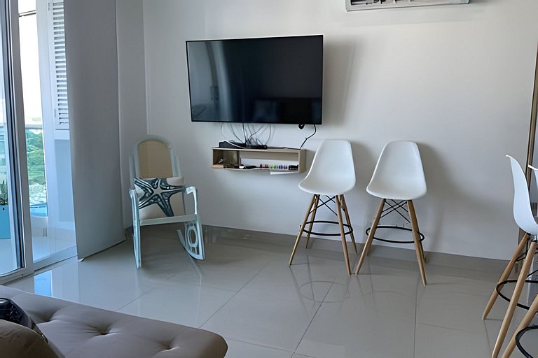 |Ahead| Panoramic 2BR @Reservadelmar with parking