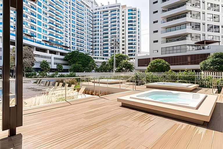 |Ahead| Panoramic 2BR @Reservadelmar with parking