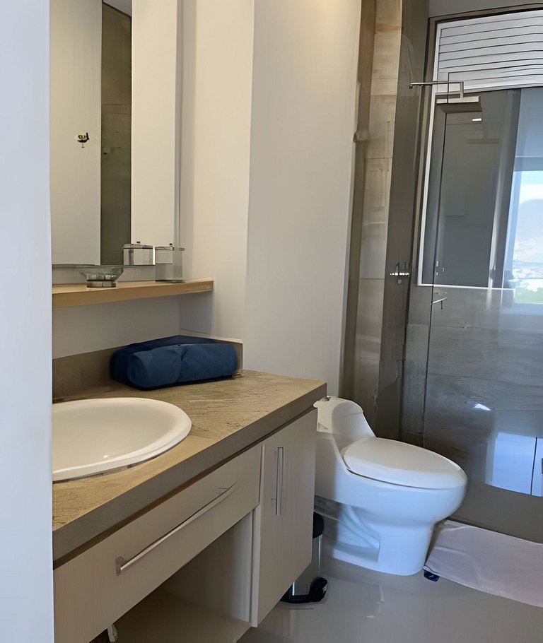 |Ahead| Panoramico 2BR @Reservadelmar con parking