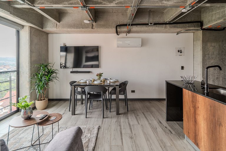 |Ahead| Estilizado 2BR cerca al aeropuerto con parking
