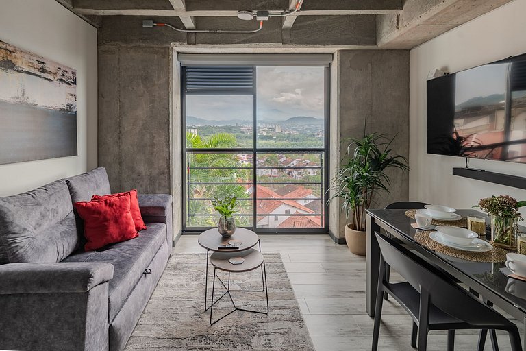|Ahead| Estilizado 2BR cerca al aeropuerto con parking