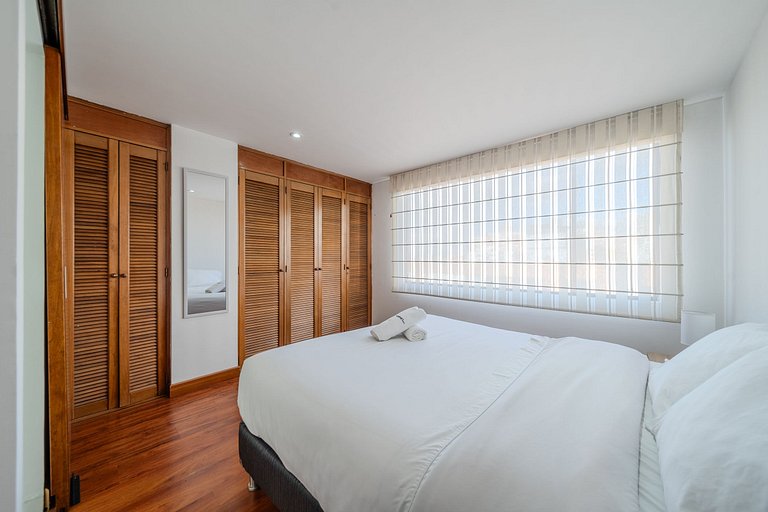 |Ahead| Comodo 2BR @Chapinero + lavadora y parking