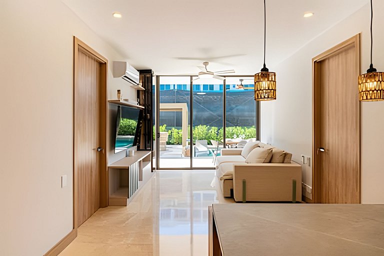 Moderno 2BR @Manzanillo + Piscina privada