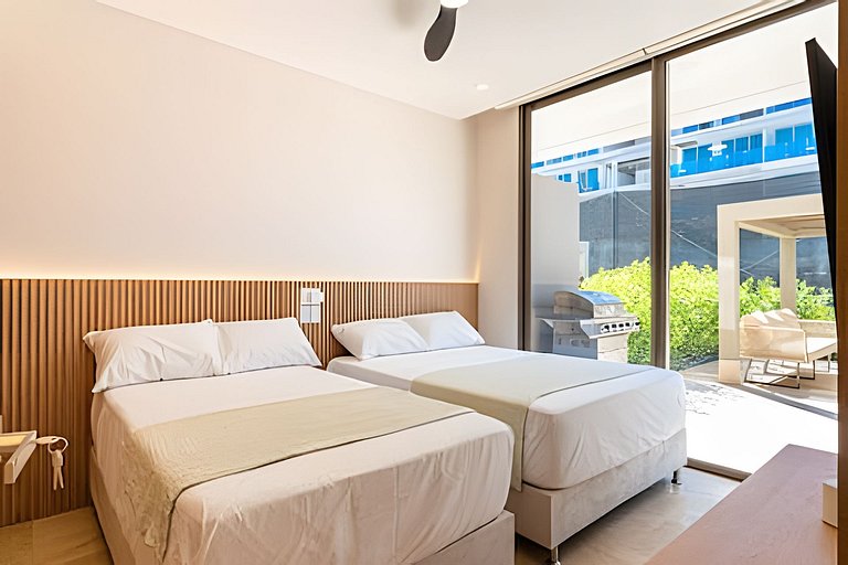 Moderno 2BR @Manzanillo + Piscina privada
