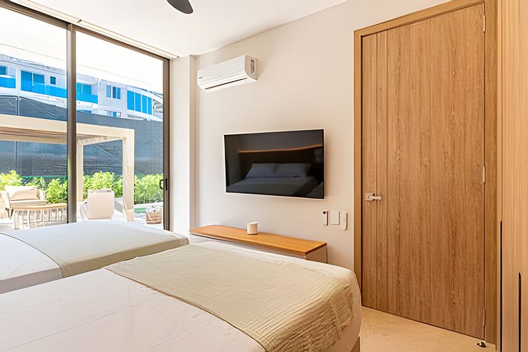 Moderno 2BR @Manzanillo + Piscina privada