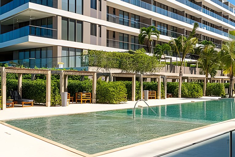 Moderno 2BR @Manzanillo + Piscina privada