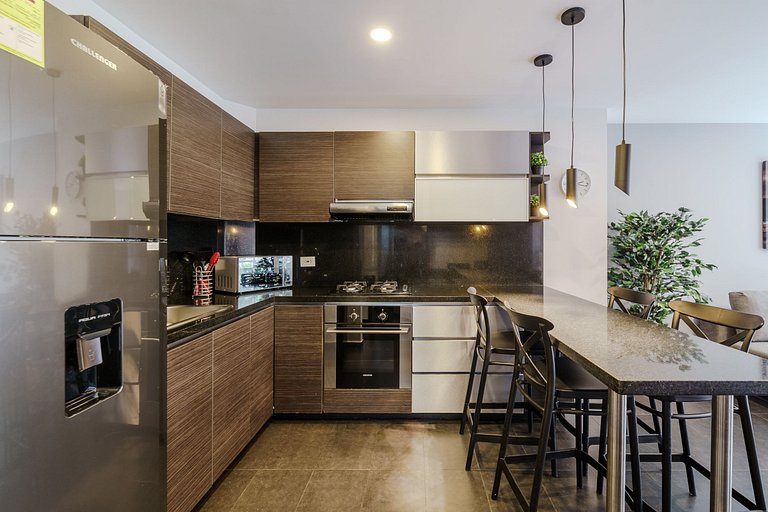Acogedor 1BR @La Calleja con Parking y Gym