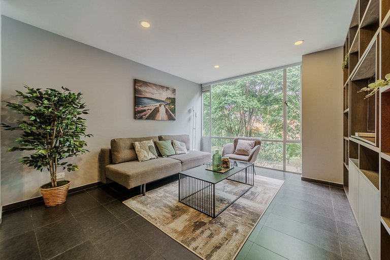 |Ahead| Acogedor 1BR @La Calleja con Parking y Gym