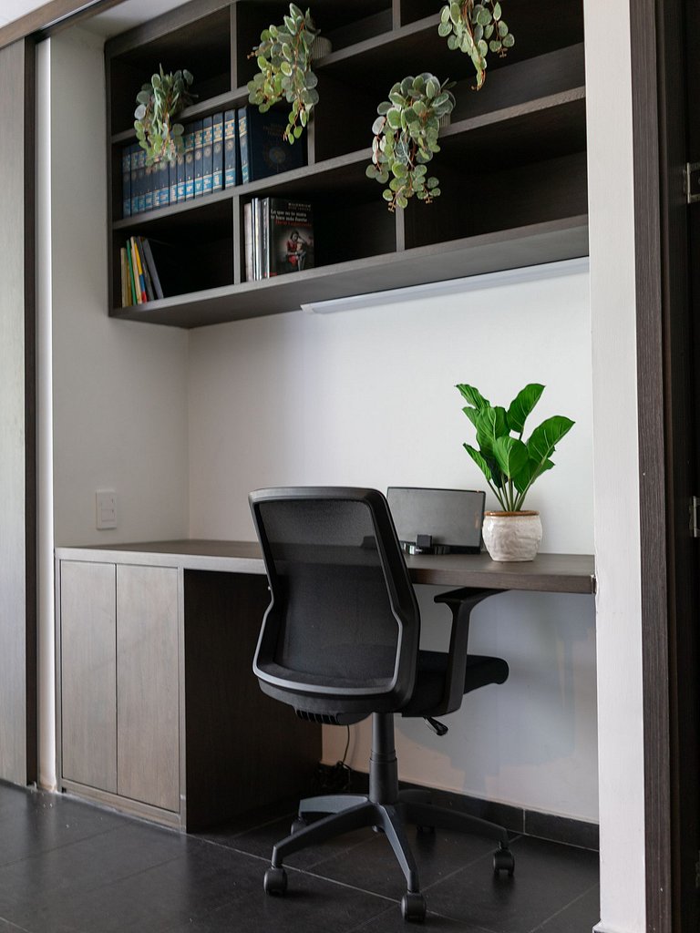 Acogedor 1BR @La Calleja con Parking y Gym