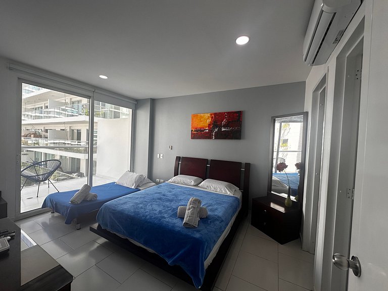 |Ahead| Placentero 1BR @Morros con piscina y parking