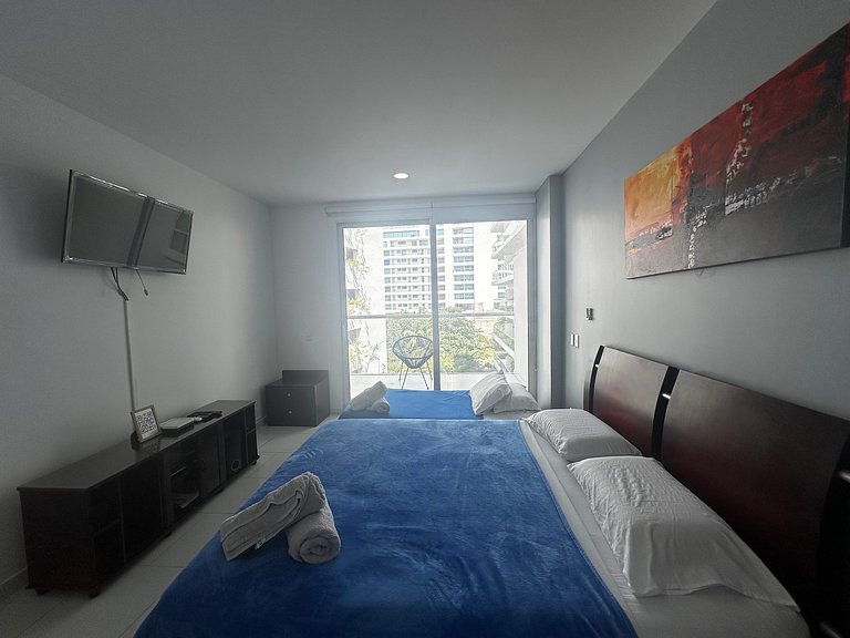 |Ahead| Pleasant 1BR @Morros with pool & parking