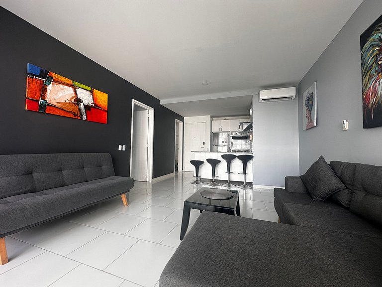 1BR Apt salida a la playa en Morros 3 Piscina & Gym