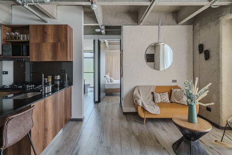 |Ahead| Inspirador 2BR cerca al aeropuerto con AC