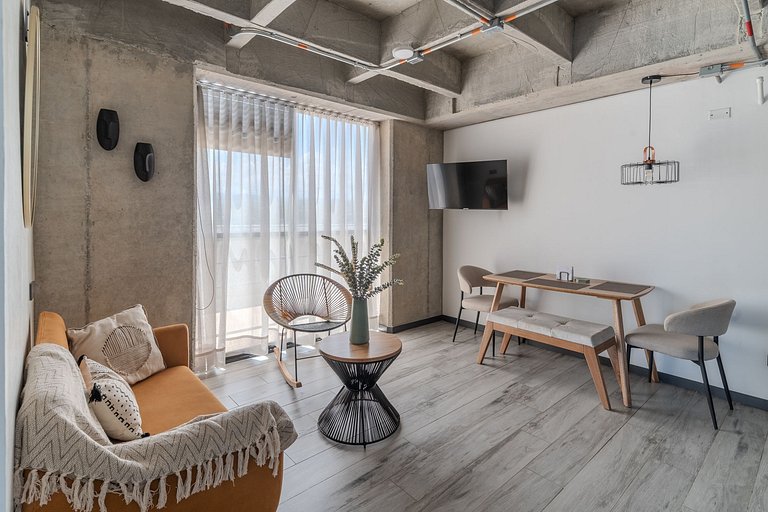 |Ahead| Inspirador 2BR cerca al aeropuerto con AC