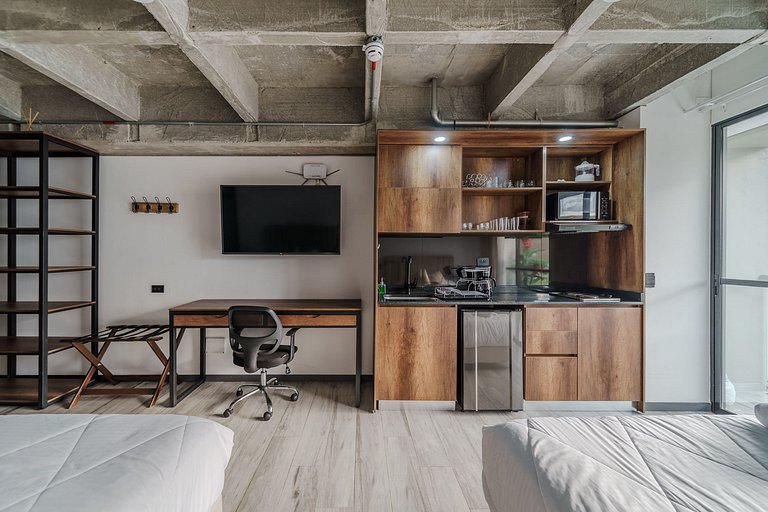 |Ahead| Encantador Loft con Parking + Balcón