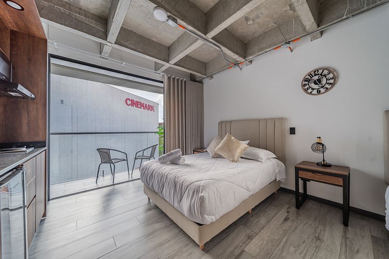 |Ahead| Encantador Loft con Parking + Balcón
