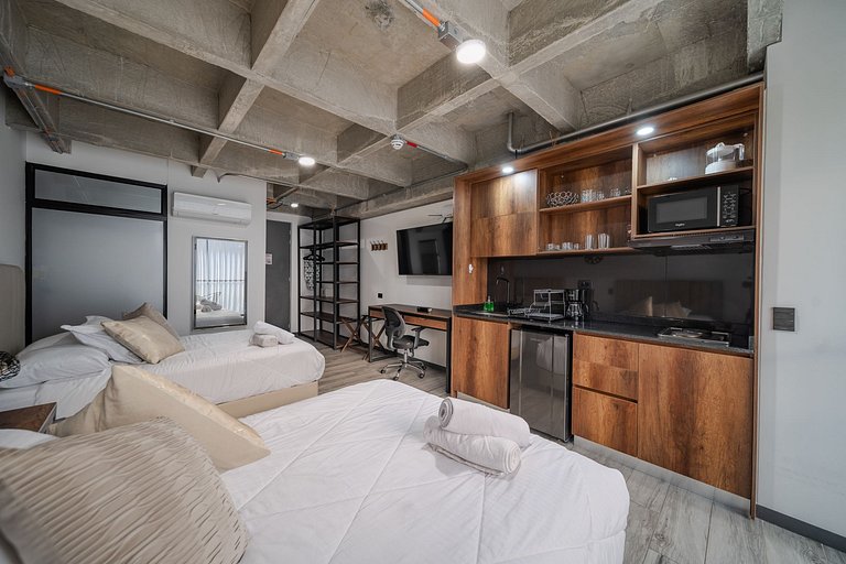 |Ahead| Encantador Loft con Parking + Balcón