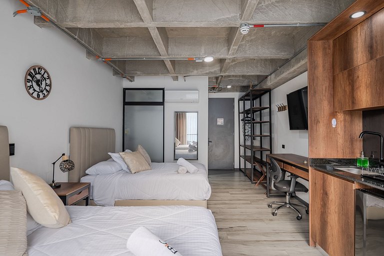 |Ahead| Encantador Loft con Parking + Balcón